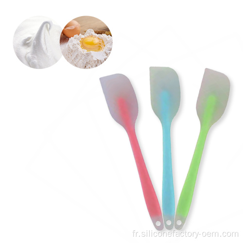 Crème de gâteau de qualité alimentaire Spatule en silicone antiadhésive